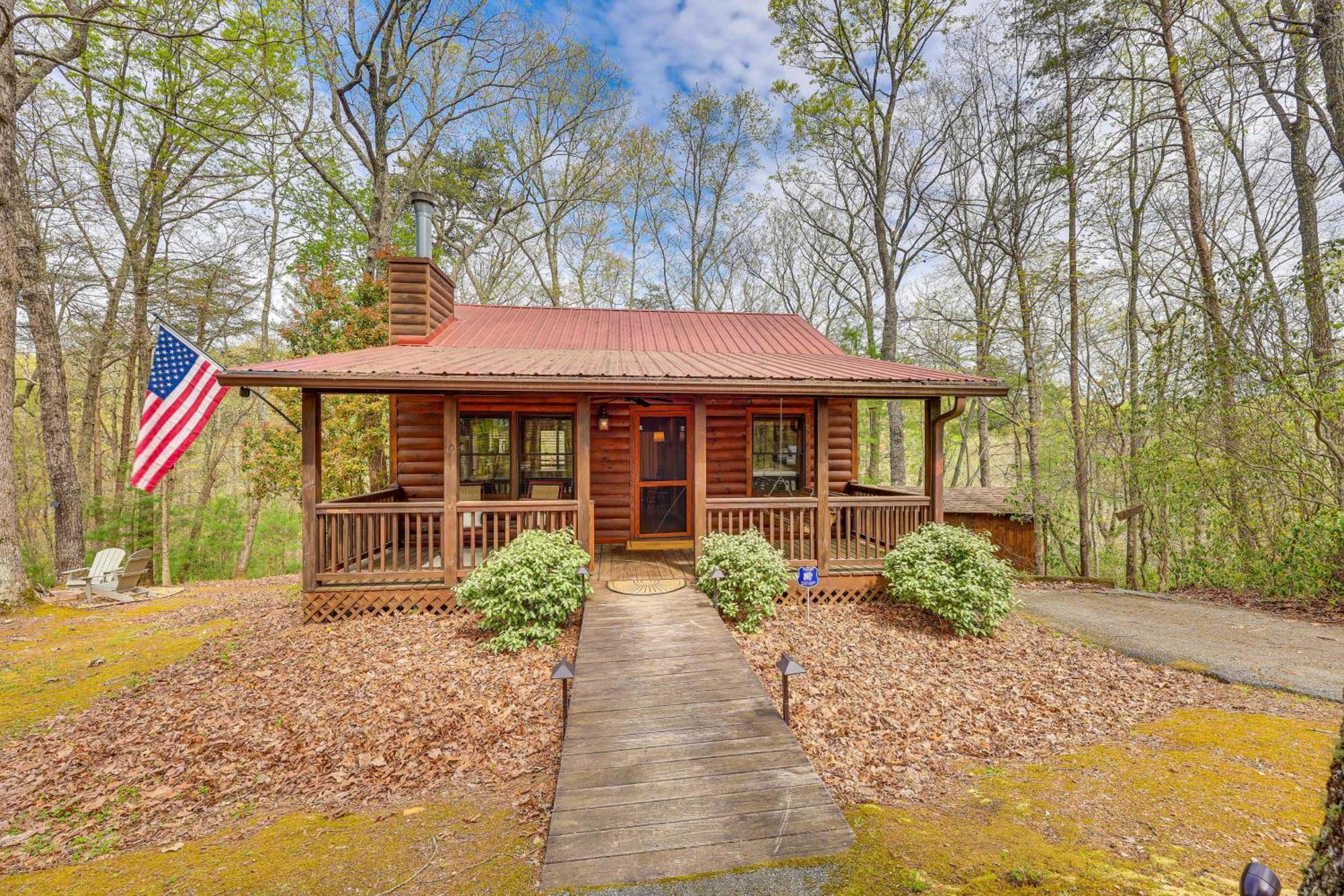 Cozy Cabin In Private Location With Hot Tub And Grill! Blue Ridge Exteriér fotografie